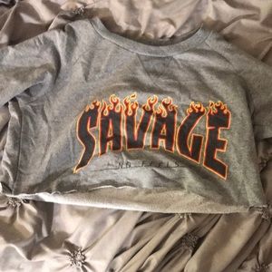 Savage crop top